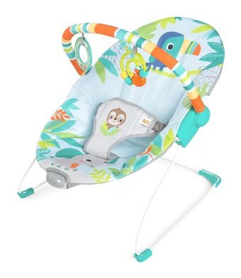 Bright Starts Yağmur Ormanı Titreşimli Oyuncaklı 1 Kademeli Ana Kucağı