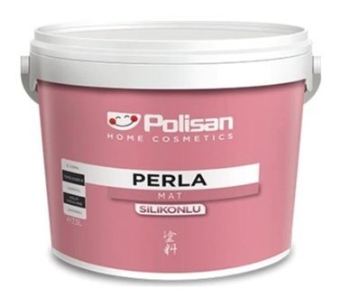 Polisan Perla Su Bazlı Silikonlu Mat İç Cephe Boyası 2.5 lt Roma Sarı
