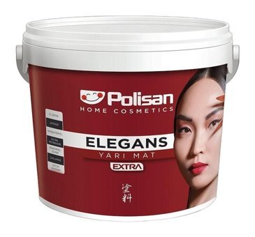 Polisan Elegans Su Bazlı Yarı Mat İç Cephe Boyası 7.5 lt Beyaz