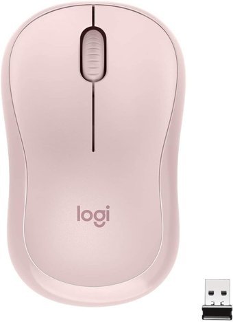 Logitech M221 Sessiz Kablosuz Pembe Optik Mouse
