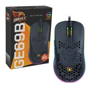 Gameagle GE69B RGB Ergonomik Makrolu Kablolu Siyah Optik Gaming Mouse