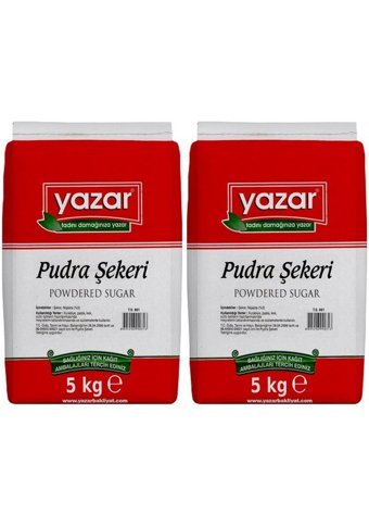 Yazar Pudra Şekeri 2x5 kg