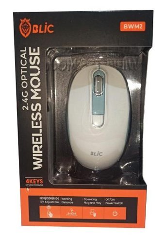 Blic BWM2 Kablosuz Beyaz Optik Mouse