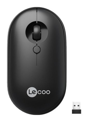 Lecoo WS212 Kablosuz Siyah Optik Mouse