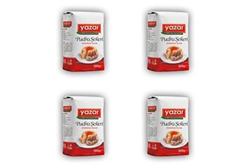 Yazar Pudra Şekeri 4x500 gr