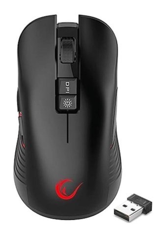Rampage SMX-R20 Specter RGB Ergonomik Makrolu Kablosuz Siyah Optik Gaming Mouse