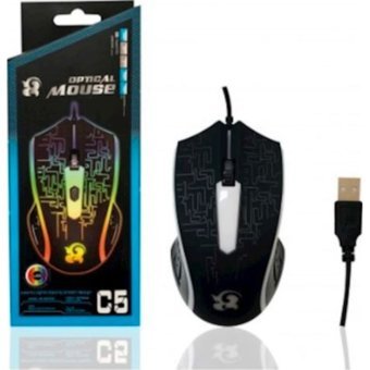 Platoon PL-1618 RGB Ergonomik Makrolu Kablolu Siyah Optik Gaming Mouse