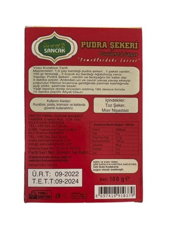 Sancak Pudra Şekeri 100 gr