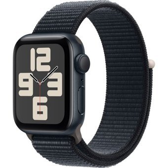 Apple Watch Se Tansiyon Ölçen Unisex Kare 40 mm Lacivert Naylon Örgü Akıllı Saat