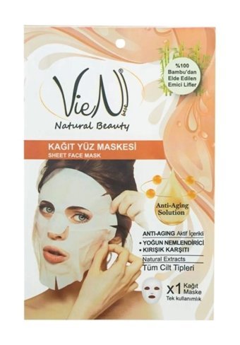 Viens Garden Nemlendirici Kağıt Yüz Maskesi 2x1 Adet