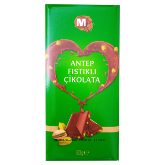 Migros Antep Fıstıklı Çikolata 80 gr