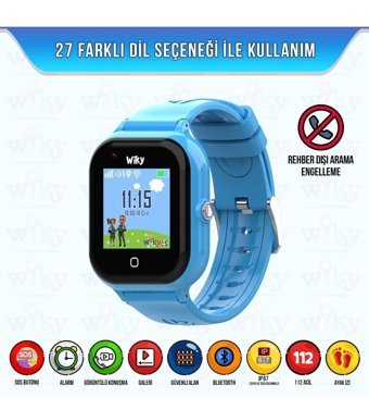 Wiky Watch 4S Akıllı Saat Mavi