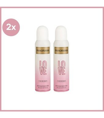 Panaroma Love Sprey Kadın Deodorant 2x150 ml
