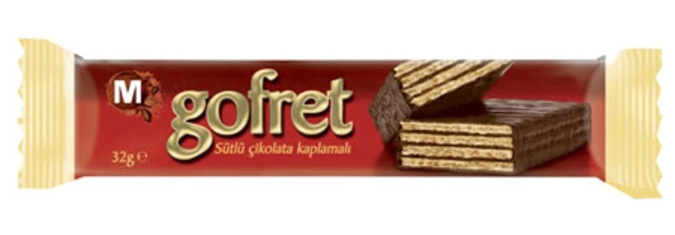 Migros Sütlü Çikolatalı Gofret 32 gr