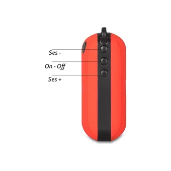 Mikado MD-22BT Bluetooth Hoparlör Kırmızı