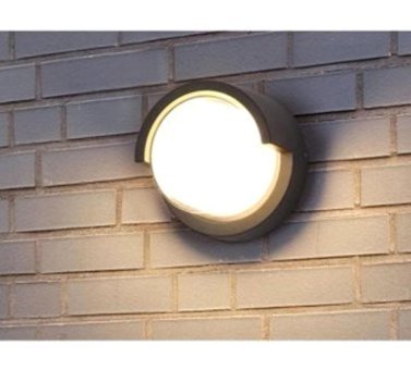 Apliqa CT-7077 Plastik LED Aplik Siyah