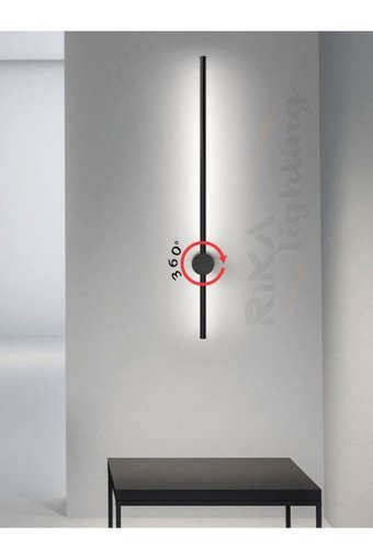 Rika Lighting 50 cm Alüminyum LED Aplik Siyah