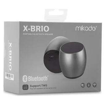Mikado MD-2BT Bluetooth Hoparlör Gümüş