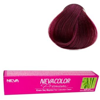Nevacolor Premium 6.20 Patlıcan Moru Amonyaksız Krem Saç Boyası 50 ml