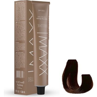 Maxx Deluxe 6.37 Bronz Kahve Amonyaksız Krem Saç Boyası 2x60 ml