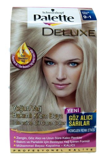 Palette Deluxe 9.1 Elmas Sarısı Amonyaksız Krem Saç Boyası 2x60 ml