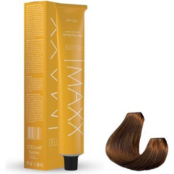 Maxx Deluxe 8.35 Bal Karameli Amonyaksız Krem Saç Boyası 2x60 ml