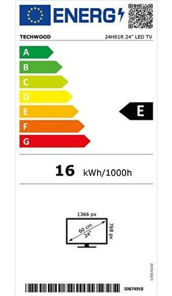 Techwood 24H01R 24 inç HD LED Televizyon