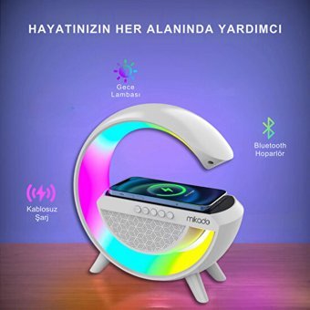 Mikado MD-G111 Bluetooth Hoparlör Beyaz