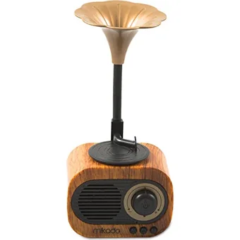 Mikado MN-S19 Bluetooth Hoparlör Ahşap