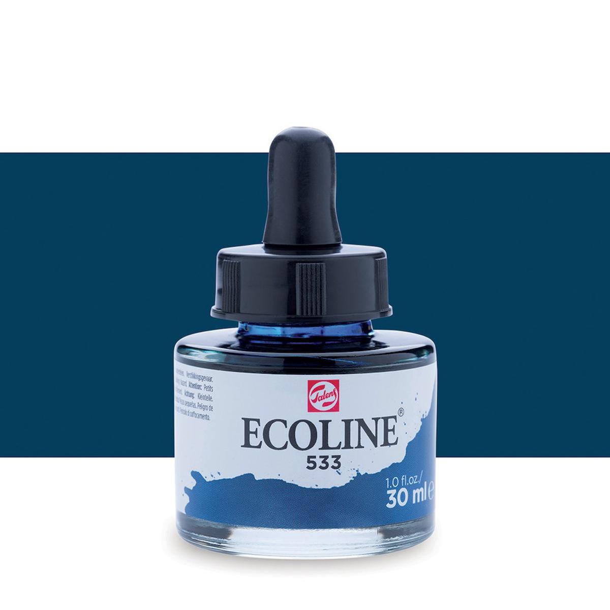 Royal Talens Ecoline 533 Tüp Sulu Boya Indigo