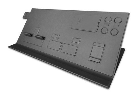 Zore Ollz 263613 Suni Deri Dikey Taşınabilir Ayaklı Laptop Standı
