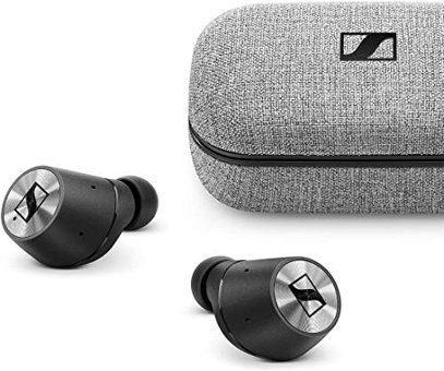 Sennheiser Momentum Su Geçirmez Tek Mikrofonlu 5.2 Silikonlu Gürültü Önleyici Kablosuz Kulak İçi Bluetooth Kulaklık Siyah