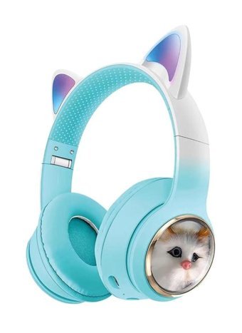 Sunix BLT-45 Tek Mikrofonlu 5.3 Silikonlu Kablosuz Kulak Üstü Bluetooth Kulaklık Yeşil
