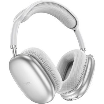 Hoco W35 Air Triumph Tek Mikrofonlu 5.3 Silikonsuz Gürültü Önleyici Kablosuz Kulak Üstü Bluetooth Kulaklık Gümüş