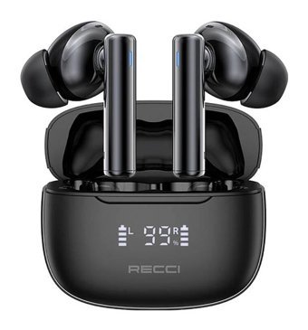 Recci REP-W77 Su Geçirmez Tek Mikrofonlu 5.3 Silikonsuz Kablosuz Kulak İçi Bluetooth Kulaklık