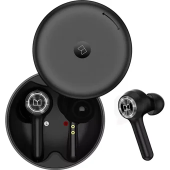 Monster Audio Clarity 102 Airlinks Su Geçirmez Tek Mikrofonlu 5.0 Silikonsuz Gürültü Önleyici Kablosuz Kulak İçi Bluetooth Kulaklık Siyah