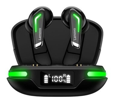 Lenovo GM3 Tek Mikrofonlu 5.0 Silikonlu Gürültü Önleyici Oyuncu Kablosuz Kulak İçi Bluetooth Kulaklık