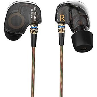 Kz ATE copper Tek Mikrofonlu Silikonsuz Gürültü Önleyici Kablolu Kulak İçi Bluetooth Kulaklık