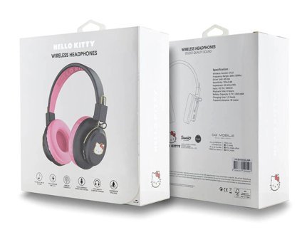 Hello Kitty Metal Kitty Tek Mikrofonlu 5.3 Silikonsuz Kablosuz Kulak Üstü Bluetooth Kulaklık