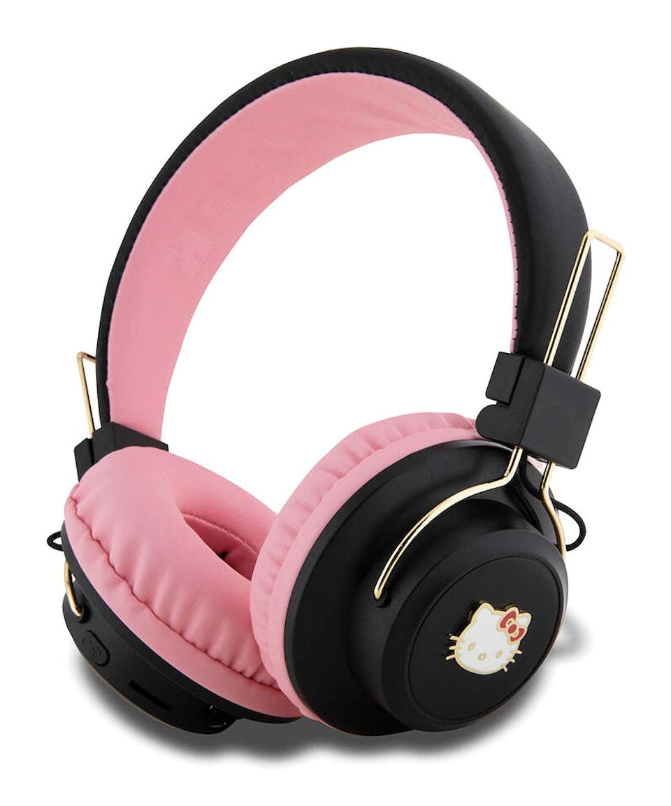 Hello Kitty Metal Kitty Tek Mikrofonlu 5.3 Silikonsuz Kablosuz Kulak Üstü Bluetooth Kulaklık