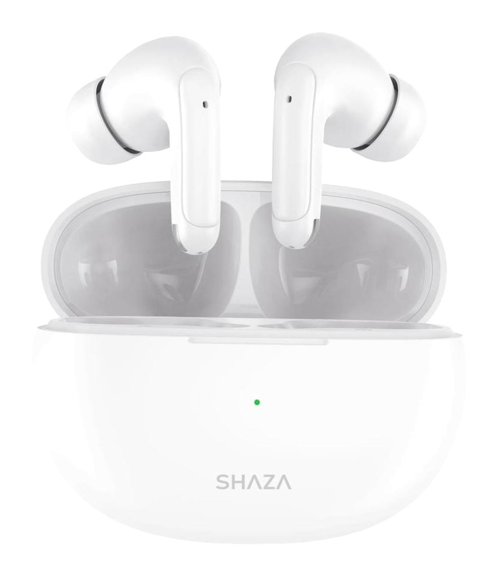 Shaza Air8 Su Geçirmez 4 Mikrofonlu 5.3 Silikonlu Kablosuz Kulak İçi Bluetooth Kulaklık Beyaz