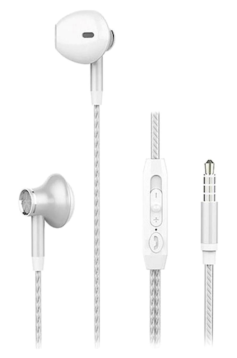 Snopy SN-X24 Tek Mikrofonlu Silikonlu Kablolu Kulak İçi Bluetooth Kulaklık