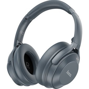 Hoco W37 Tek Mikrofonlu 5.3 Silikonsuz Gürültü Önleyici Kablosuz Kulak Üstü Bluetooth Kulaklık Mavi
