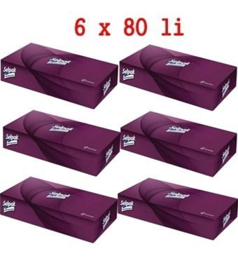 Selpak Professional Kağıt Peçete 6x80'li