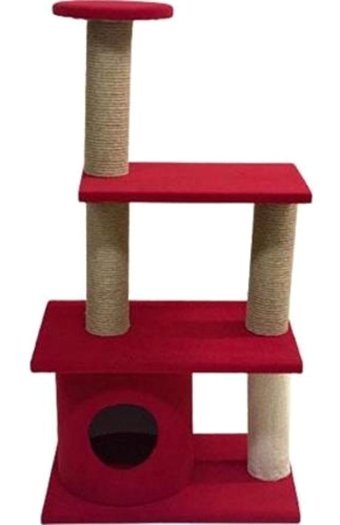 Shivering Lena Pet Oyuncaklı Katlı 86 cm Kedi Tırmalama Tahtası