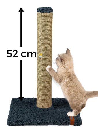 Pugalo Oyuncaklı 52 cm Kedi Tırmalama Direği Antrasit
