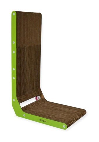 Rotipet Oyuncaklı Kedi Otlu 68 cm Kedi Tırmalama Rampası Yeşil