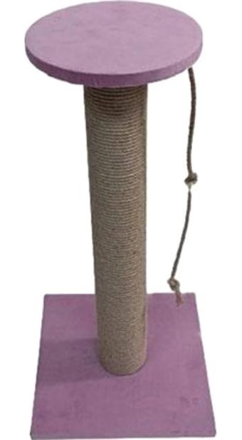 Bedspet Oturaklı 70 cm Kedi Tırmalama Tahtası Pembe