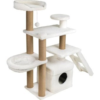 Dubex Oturaklı Oyuncaklı Merdivenli Katlı 160 cm Kedi Tırmalama Tahtası