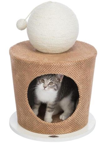 Trixie Oyuncaklı 50 cm Kedi Tırmalama Evi